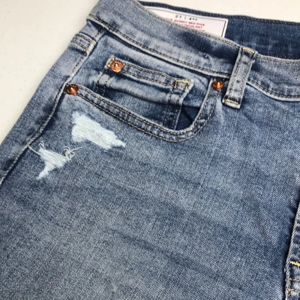 LIKE NEW GAP MID-RISE TRUE SKINNY JEANS 4/27x28 ⭐️